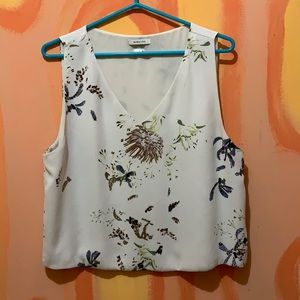 Floral Sleeveless Blouse